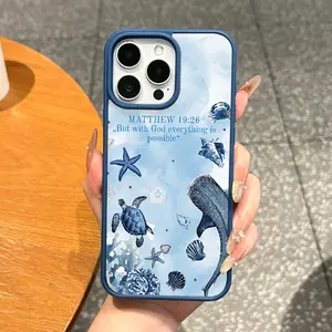 Magnetic Cellphone Cover, Premium Aesthetic Protector Accessory for iPhone 11-17 Pro Max, Divine Sea MagSafe-Ready, Shock-Resistance, Lightweight Ultra-Thin, Ideal for Everyday Use, Phones & Electronics Devices Accessories