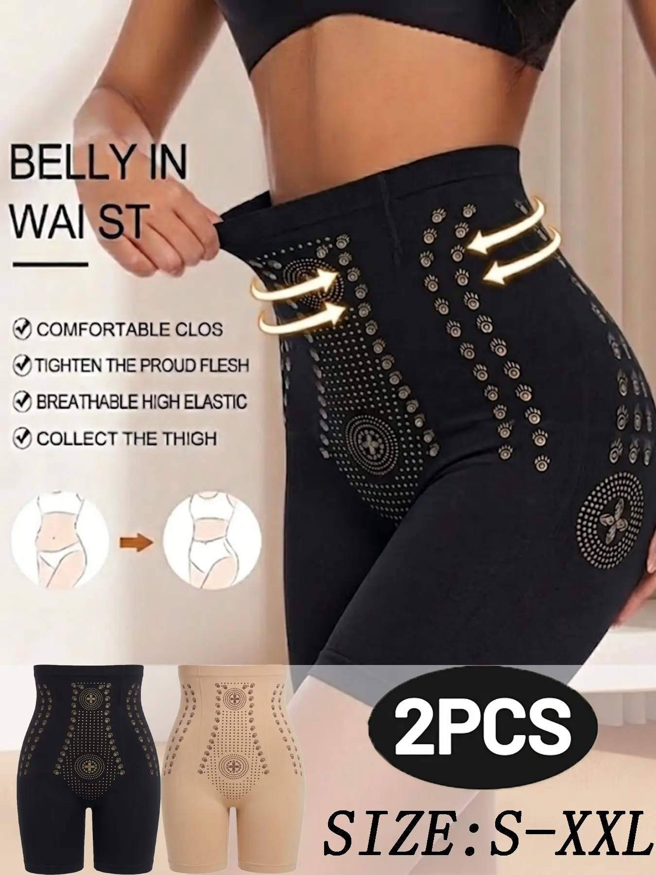 Women's high-waist seamless panties, women's shaping sports pants with no trace, suitable for outdoor wear, sports, and fitness, lifting the hips and tucking the abdomen, comfortable and breathable, leggings, Shapewear