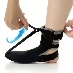 Unisex Adjustable Night Foot Support Brace, Breathable Plantar Stretching Splint, Comfortable Ankle Stabilizer for Daily Rest, Sleep & Foot Care, Lightweight Design for Men & Women, Adjustable Ankle Sleeve