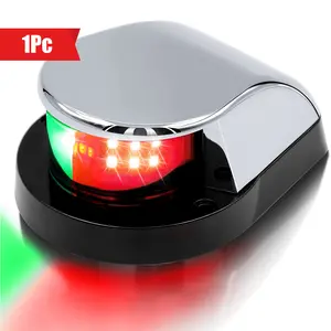 1pc Durable Marine LED Bow Light - Enhance Navigation Safety with Bright Illumination, Waterproof Design, and Easy Installation for Pontoons, Dinghies, and Boats