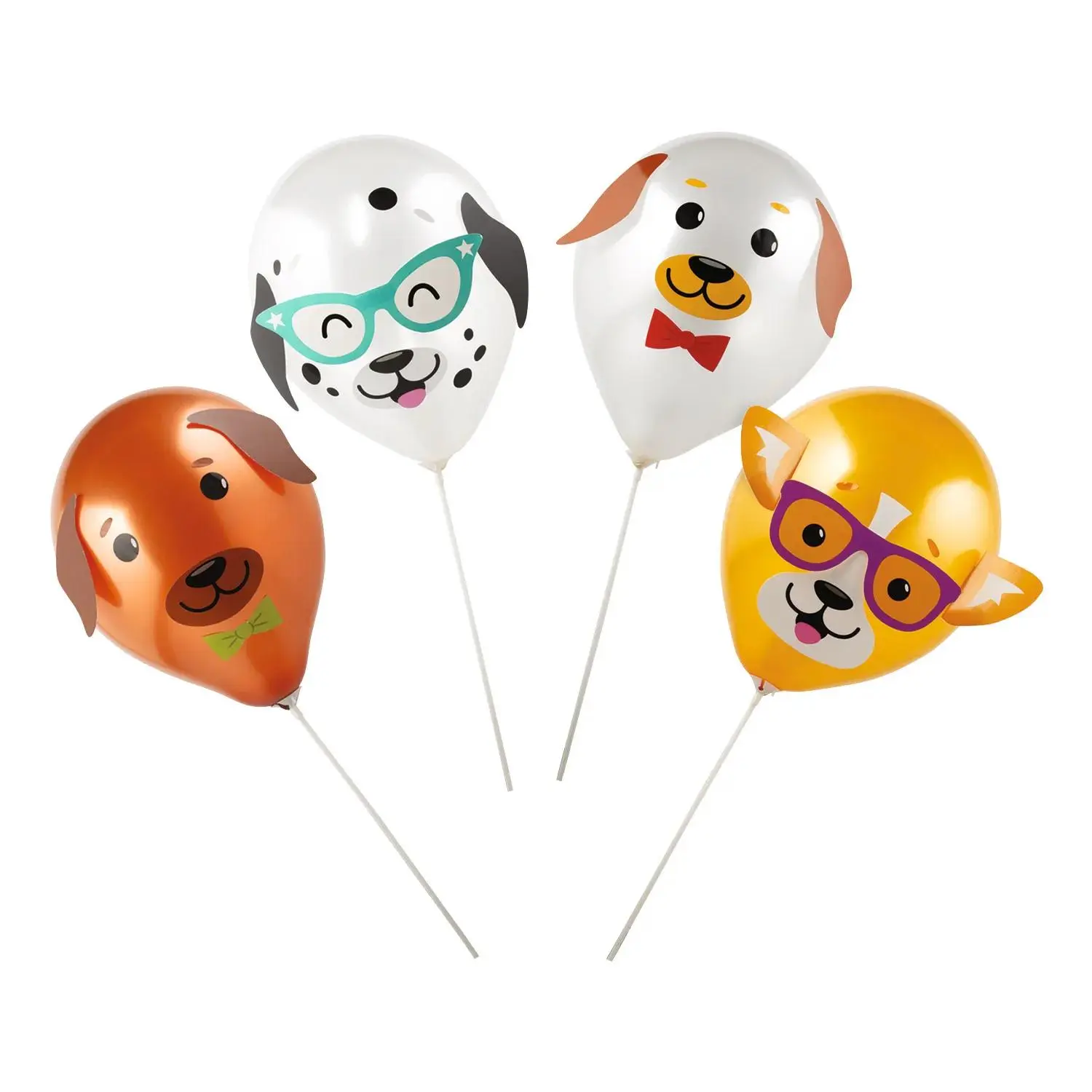 Dog Party Latex Balloon Kit - 8 Pc.