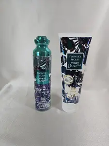 FLOWER'S SECRET VIOLET DREAMS GIFT SET MOISTURIZING LOTION 250 ML. (0.84) FRAGRANCE MIST 250 ML. (0.84)
