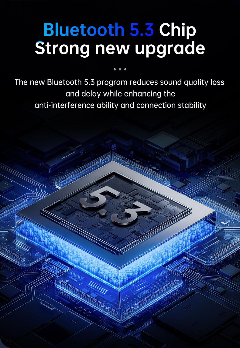 EarBarz K50 Nova Wireless Bluetooth 5.3 Earbuds with 13mm Dynamic Driver 30H Playtime Zinc Alloy Case Touch Control Christmas Sale