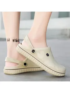 Summer leisure sandals kitchen anti-skid waterproof work shoes outdoor garden wading shoes