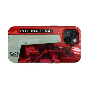 Farmer Red Tractor International 424  Tractor Phone Case HG  Tractor Phone Case HG