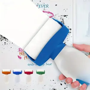 Reusable Paint Roller with Storage Bottle, Handheld Paint Roller, Wall Repair Tool, Paint Supplies & Tools for Home Decoration, Graffiti, Art Craft