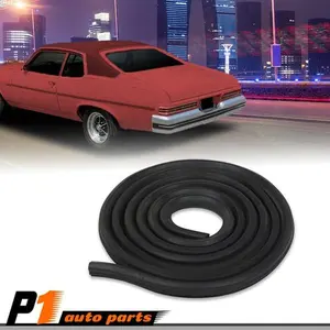 Trunk Seal Weatherstrip - 1-Piece Soft Rubber, Weatherproofing, Multiple Fits for Pontiac, Buick, Chevy, Olds, Automotive Replacement Part for Shocks, Struts & Suspension
