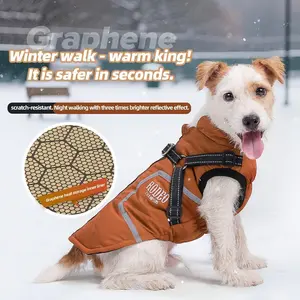 High Quality Reflective Dog Coat - Lightweight Warm Winter Vest with Full-Zip Closure, All-Season Outdoor Dog Jacket for Small/Medium/Large Dogs, Easy-clean Pet Clothing For Cold Weather & Visibility, Dog Winter Clothes, Cold Weather Apparel