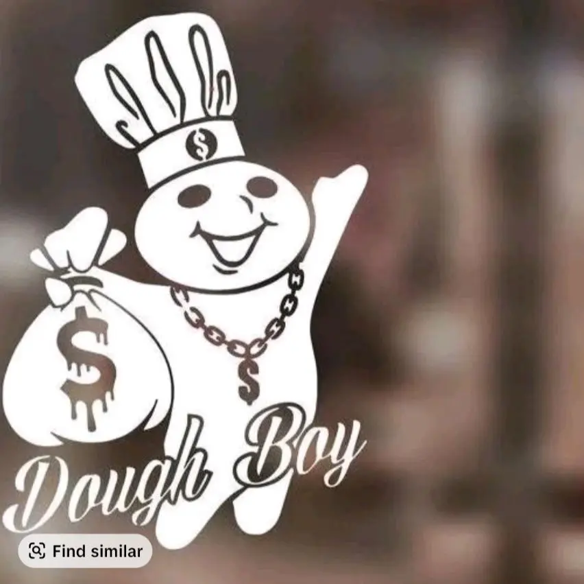 Dough Boy Car/Truck Decal #2 - Vinyl Decal - Easy-to-Apply, Long-Lasting Material for Vehicles