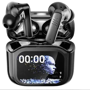 True Wireless Earbuds with Dual Noise Cancellation, In-Ear Design with Touchscreen Charging Case, Stereo Sound for Smartphones, Computers, Laptops, Wireless Earbuds Headset