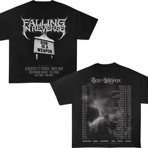 Falling in Reverse Tour T-shirt, Metal Music Shirt, Unisex Heavy Cotton Tee, Falling in Reverse Merch - Shades for Everyone - Fashion for All Tastes