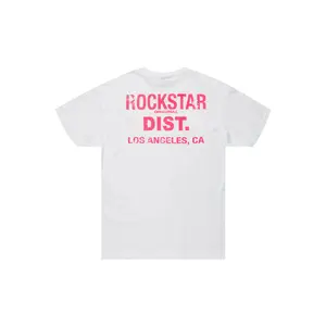 Dalasia White/Pink Oversized Tee