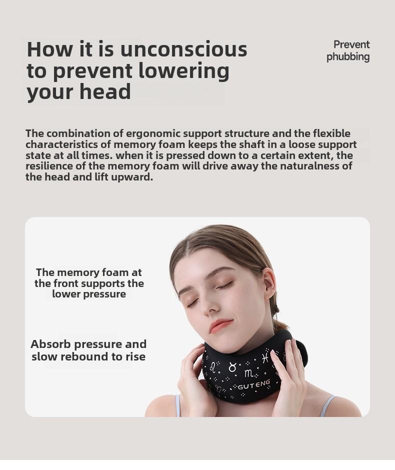 Neck Support Cervical Spine Correction Protection Forward Tilt Fixed Protection Neck Sets Office Anti-Bow Support Collar Maintenance Neck Tool Healthcare pillow