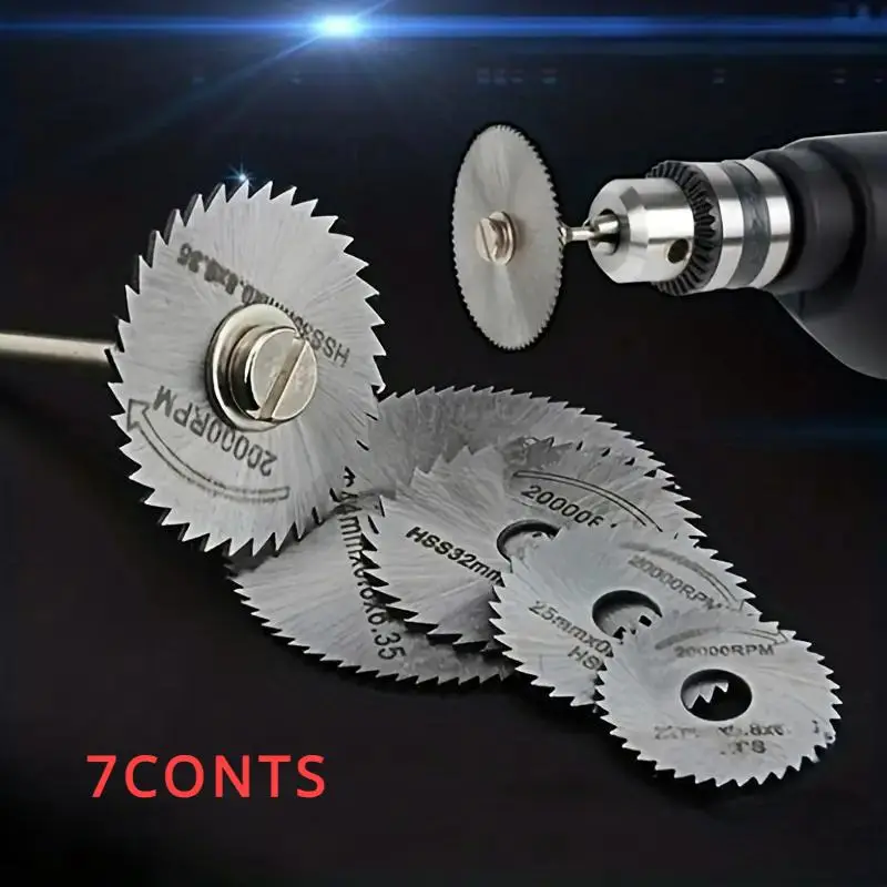 High-speed Steel Cutting Blade, Wood Plastic Copper Aluminum Small Saw Blade, 3.2mm Rod Electric Mill Accessories, Power Tool Accessories