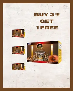 Gourmet Ganoderma Coffee Latte Eternal Spirit Beauty - Buy 3 Get 1 Free Antioxidant Rich Energy Boosting Digestive Cleanse
