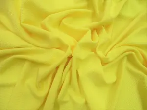 Bullet Textured Liverpool Fabric 4 way Stretch Yellow P25