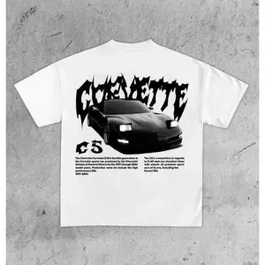 [Cotton100%  Graphic Tee] Corvette C5 T-Shirt, Retro Car Graphic Tee, Y2K Streetwear Shirt for Car Enthusiasts,