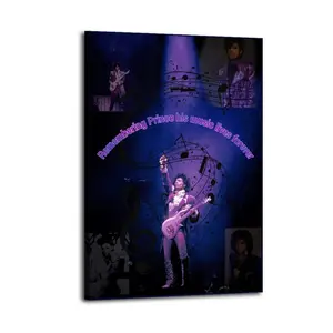 Prince Great Wall Art, Canvas Poster, Cute And Vibrant Poster for Bedroom, Dorm, A Perfect Gift Idea for New Year Home Decor