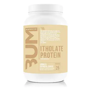 RAW CBUM Itholate Protein - Whey Isolate Protein Powder - 100% Grass-Fed Sports Nutrition Powder for Recovery - Low- Calorie Low Carb, Naturally Flavored - 25 Servings