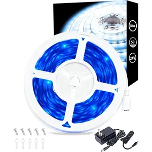 50 Feet Cuttable Easy DIY LED Strip Indoor Rope Lights for Fish Tank Bar Bathroom Living Room Kitchen Ceiling Wall Vanity Mirror Decor