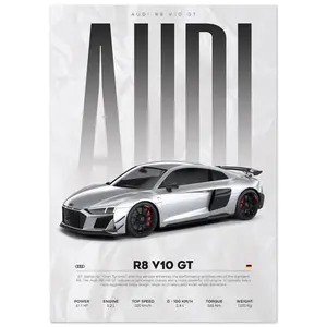 Audi - R8 V10 GT - Poster