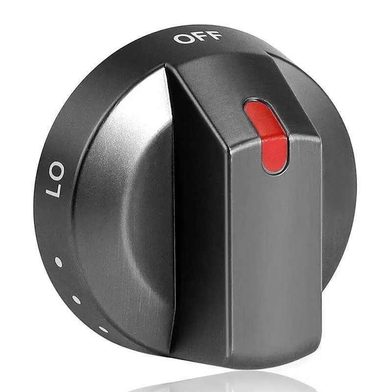 1Pcs Black Stainless Gas Control Knobs Replacement for NX58M6850SG, NX58J5600SG, NX58J7750SG Stove Gas Ranges