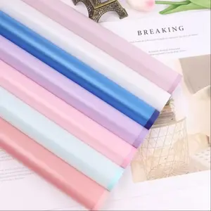Waterproof Semi-Transparent Magic Edge Flower Wrapping Paper, 20 Sheets Floral Bouquet Packaging, Ideal for Florists & Crafters