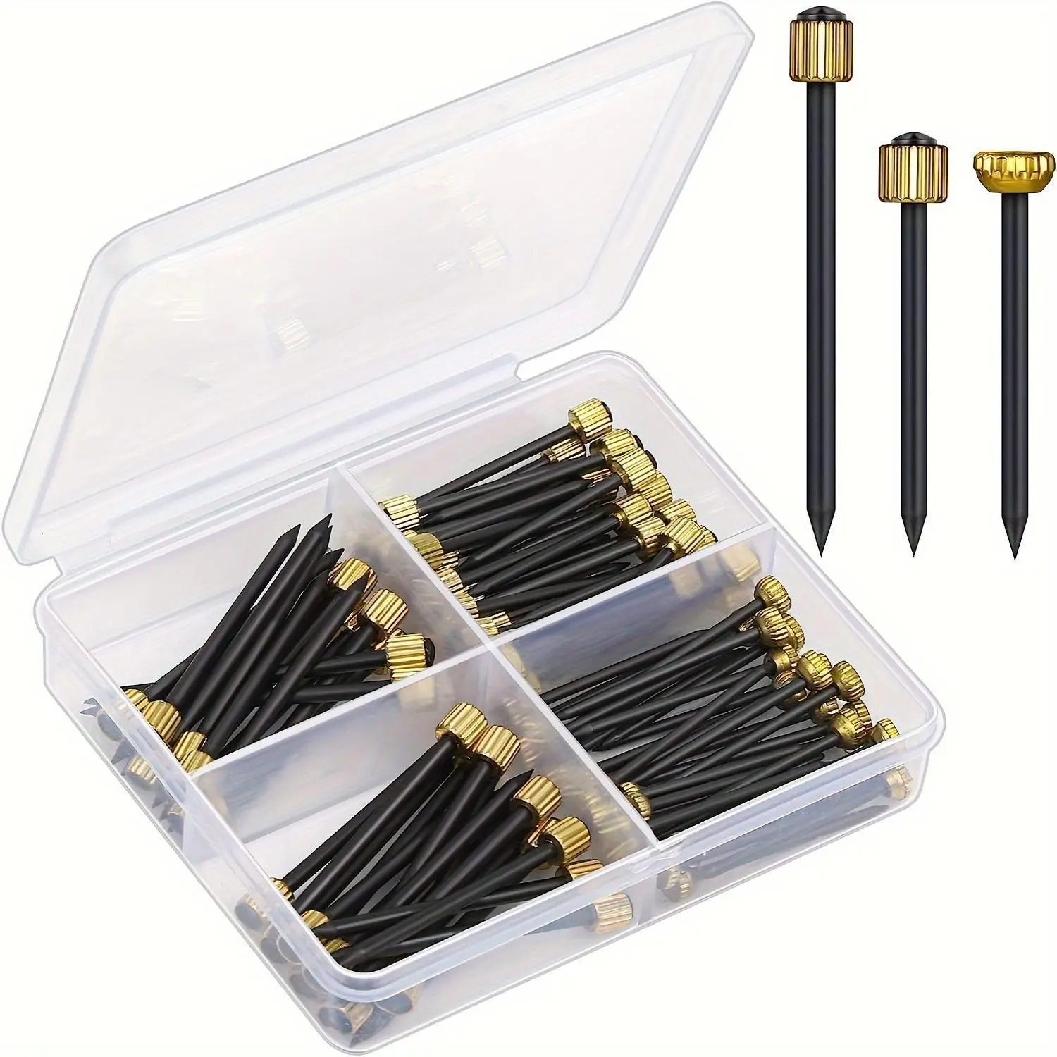 90pcs Picture Hanging Nails Peg, Wall Decorative Nails For Hanging Pictures Frame, Stable Hooks, Household Storage And Organization For Kitchen, Bedroom, Bathroom, Office, Desk
