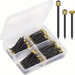 90pcs Picture Hanging Nails Peg, Wall Decorative Nails For Hanging Pictures Frame, Stable Hooks, Household Storage And Organization For Kitchen, Bedroom, Bathroom, Office, Desk