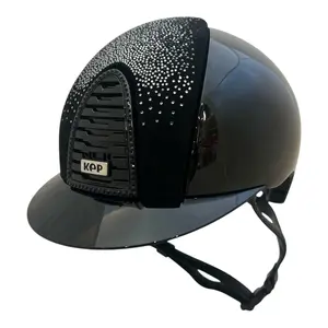 KEP Cromo 2.0 Polish Black with Nebula Black and Silver Front Insert and Black Crystal Frame Helmet