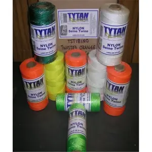 212 MAIN Tytan International TST181NO Durable Nylon Rope - Heavy-Duty Nylon, Synthetic Twisted Chalk Line Seine Twine, Orange, 18 in. x 1050 ft.