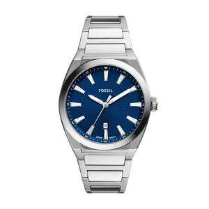 Fossil Men's Everett Three-Hand Date, Stainless Steel Watch
