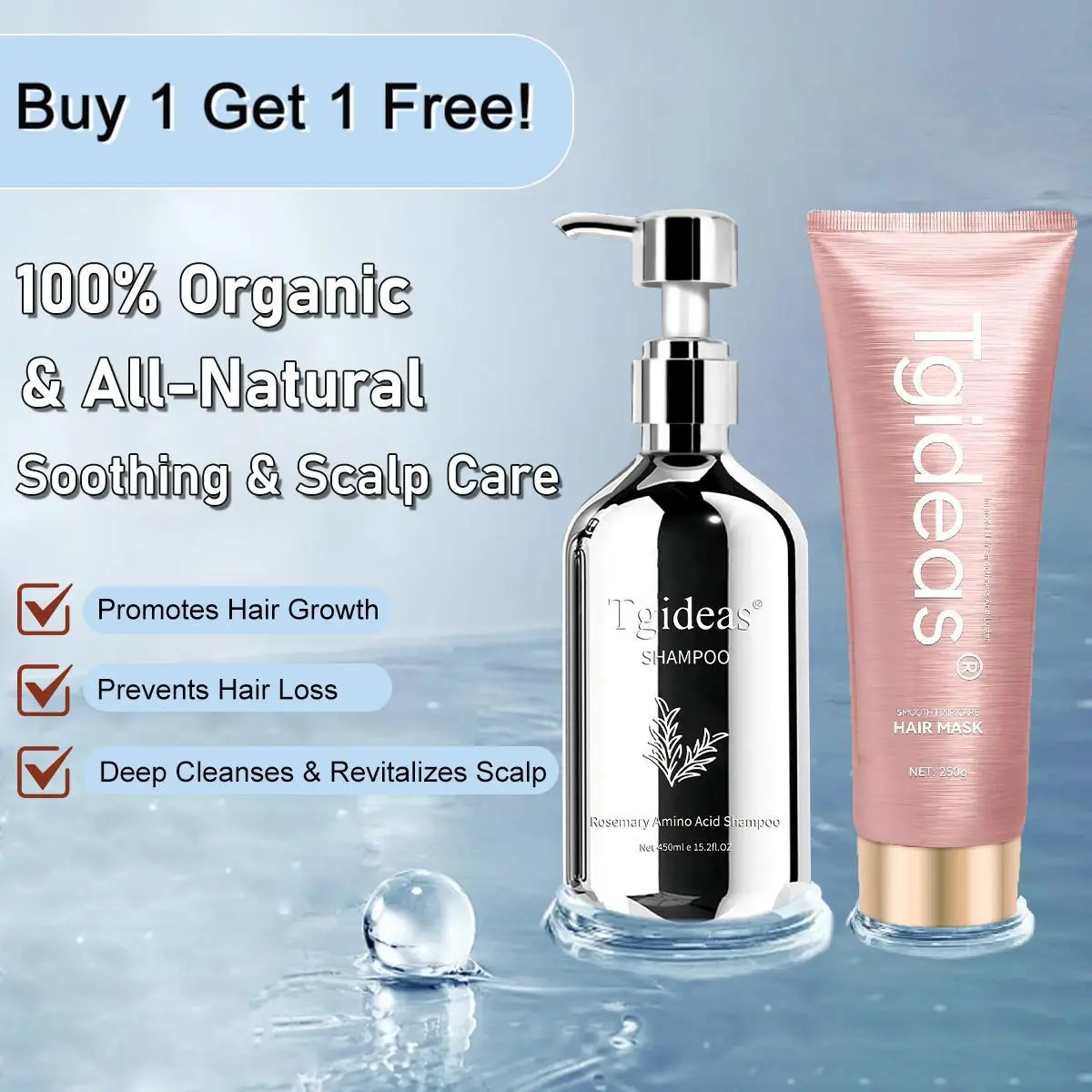 Shampoo + Hair Mask(90% People Choose