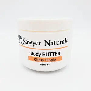 Natural Body Butter – Deep Hydration (Citrus Hippie) (4 oz)