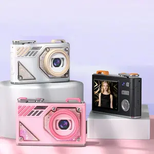 16X Zoom Optical Digital Camera, Rechargeable Digital Camera with Built in Flash, Video Photo Camera for Students, Birthday Gift