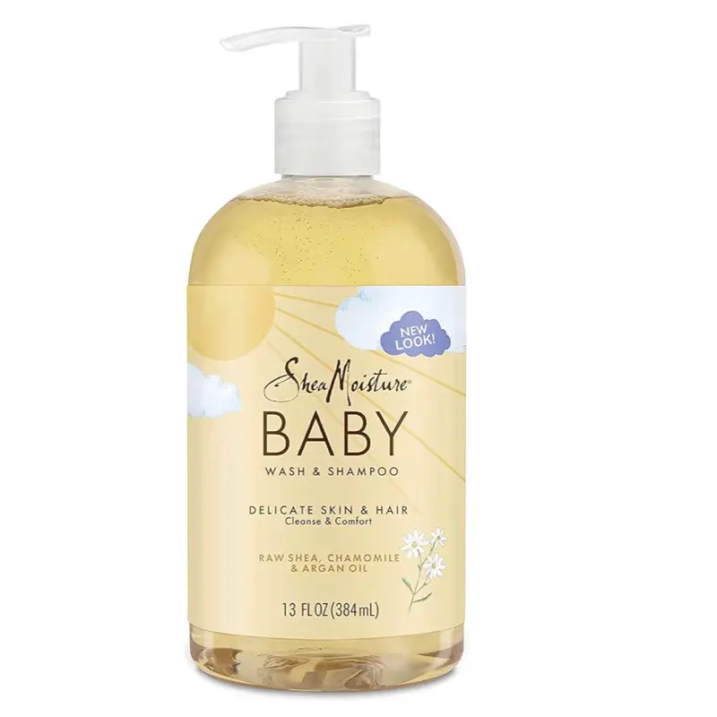 SheaMoisture Baby Detangling Conditioner with Raw Shea Butter & Chamomile, Moisturizer for Dry, Curly & Textured Hair Care, Alcohol Free, 13 oz, Hydrate