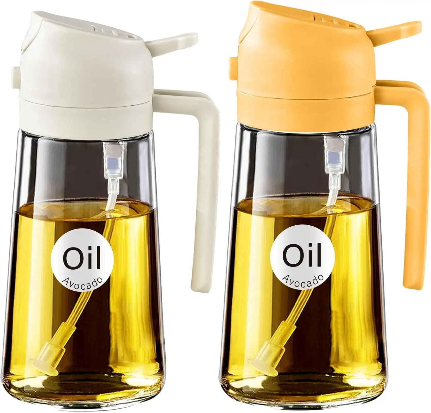 18_2Pcs White&Orange