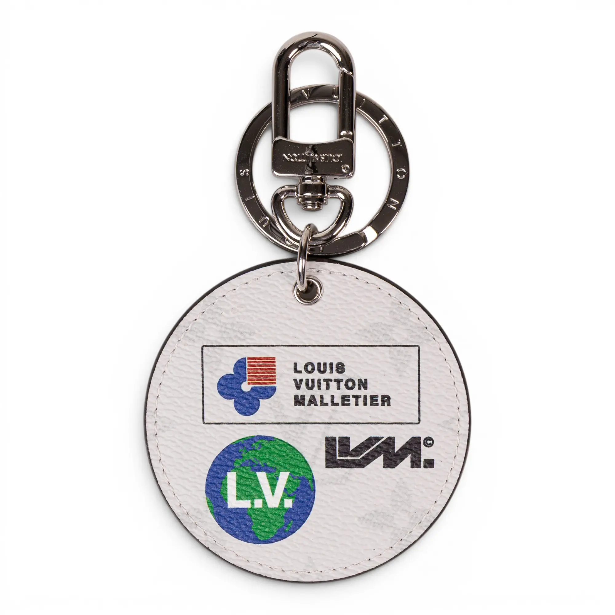 Pre-owned Louis Vuitton Monogram Bag accessories L26053000 Round Multicolor Charm Bag Accessories