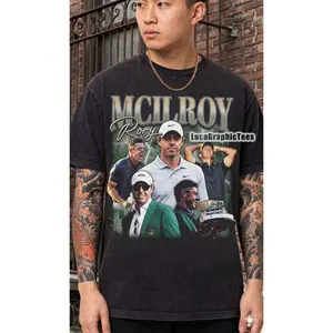 Rory McIlroy Vintage Bootleg 90s Styles Shirt