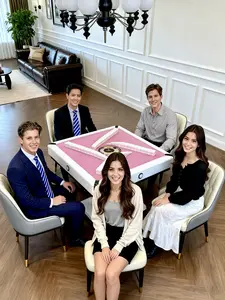 Fully automatic low-frequency folding household no-push brand mahjong machine Fully automatic New Modle 2025