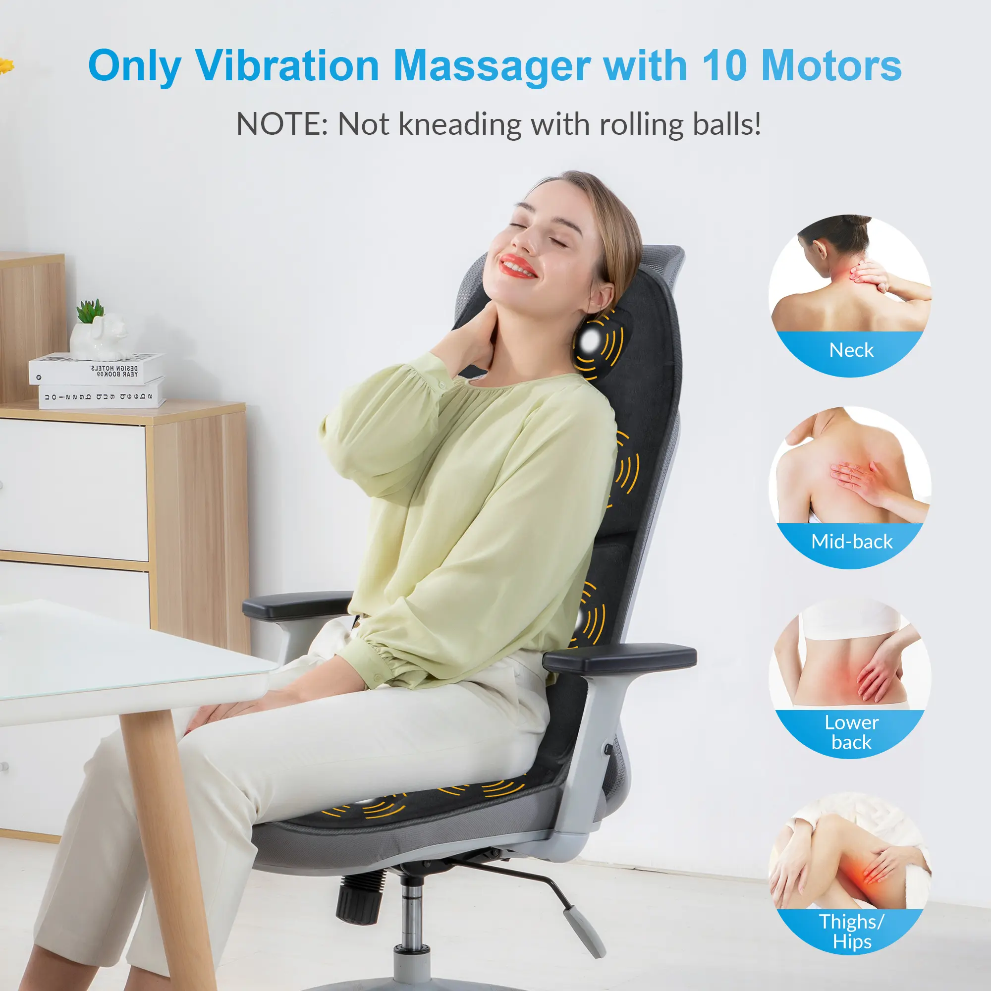 COMFIER Back Massager with Heat, App Control Vibration Massage Seat Cushion, 10 Motors & 3 Heat Levels Chair Massager Pad, Gifts for Mom,Dad Home Office Use - TikTok Shop COMFIER Back Massager with Heat, App Control Vibration Massage Seat Cushion, 10 Motors & 3 Heat Levels Chair Massager Pad, Gifts for Mom,Dad Home Office Use - TikTok Shop