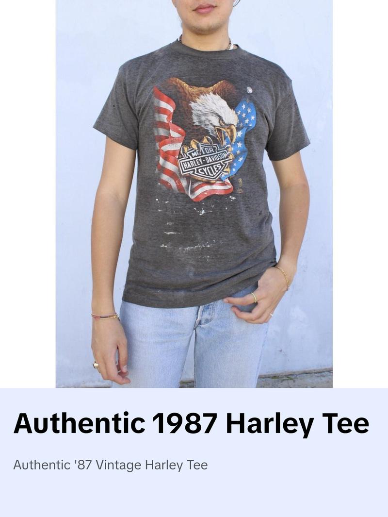 Vintage Harley Tee T0154