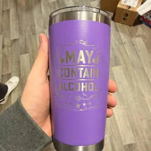 May Contain 20 oz Tumbler! May Contain 20 oz Tumbler!