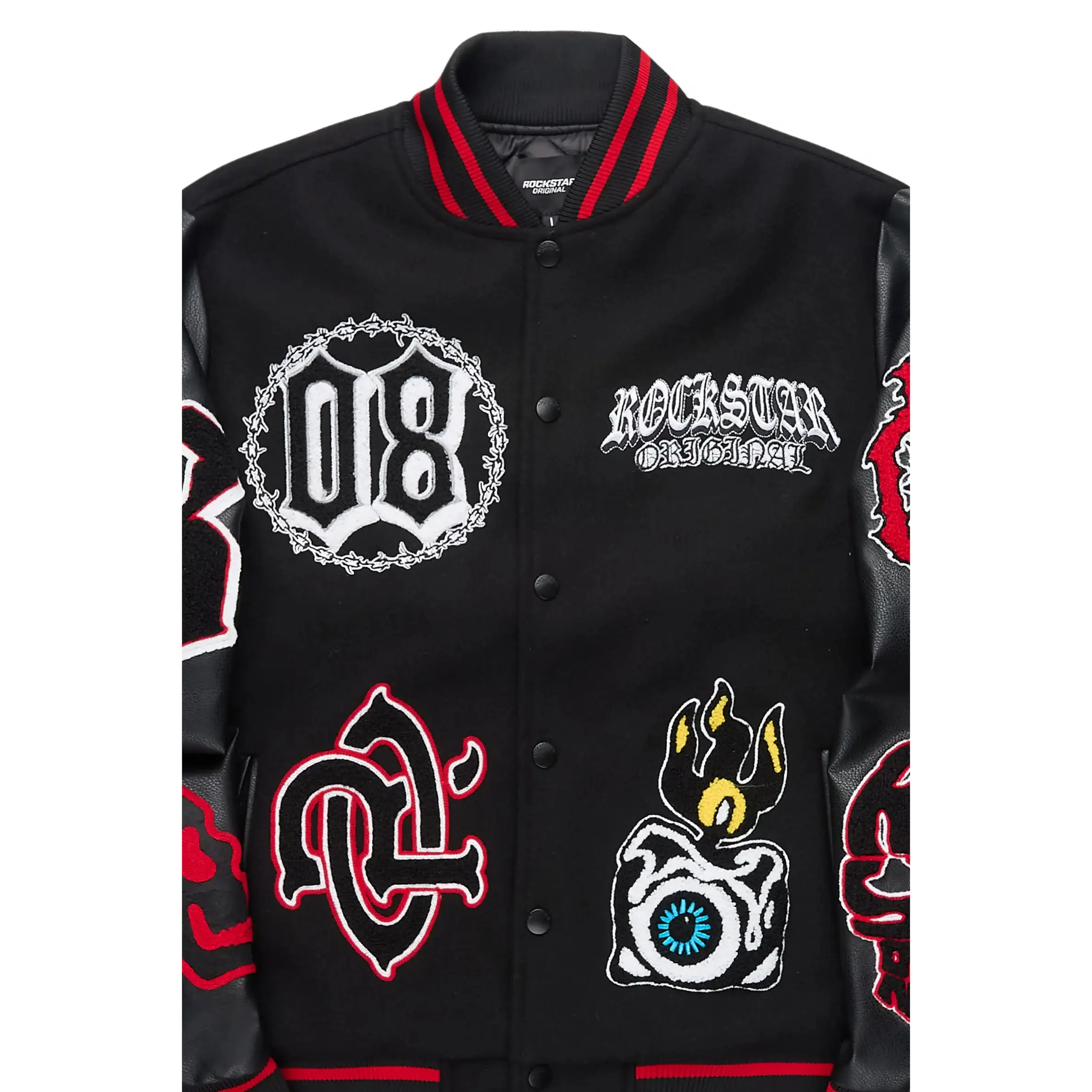 Syndicate Black Varsity Jacket - TikTok Shop