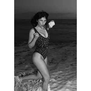 VERY V ONE PIECE SWIMSUIT, SILVER CORAL