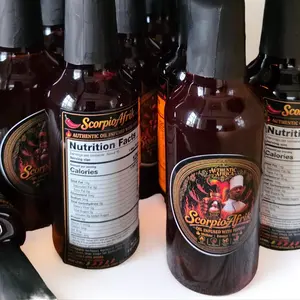 ScorpioAfrik Infused Hot Pepper Oil - Bold Spicy Flavor for Enhanced Dishes - Ideal for Chipotle Hot Sauce Fans, Cooking Seasoning Staple