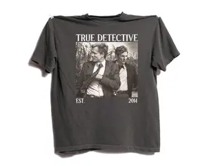 True Detective TV Series Tee, Retro 90s Movie Graphic Shirt Unisex