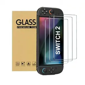 TOOUEE 3-Pack Screen Protector Tempered Glass for Switch 2 , Transparent HD Clear Anti-Scratch Screen Protector Accessories for Switch 2, [7.9 inch] Scratch Resistant-Ultra-Thin HD Touchscreen Tempered Glass