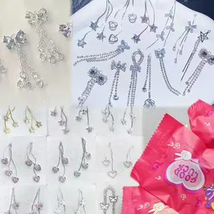 Kiki-A16-Fancy Long Tassel Pendant -for Phone-chain/ Jewelry Beading use (1pcs per bag)