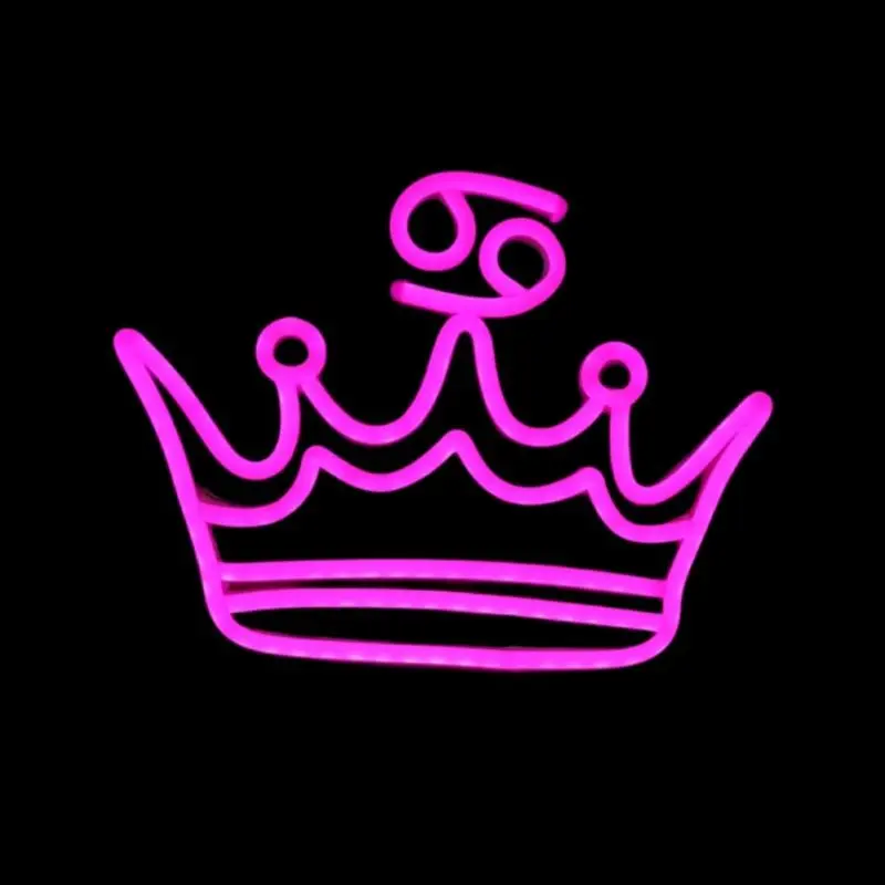 Cancer Crown Neon Headband